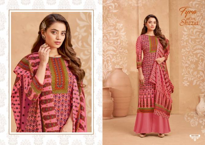 Fyra Shazia Digital Printed Designer Winter Casual Wear Designer Pashmina Collection